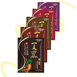 Paquete 4 Shampoo Tinte Instantaneo 15min Cubre Canas Natural Jengibre (Negro)