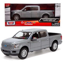 Motormax All Star Toys Exclusive 2019 Ford F-150 Limited Crew Cab Pickup Truck Abyss Gray 1/24 Diecast Model Car 79364 Gris