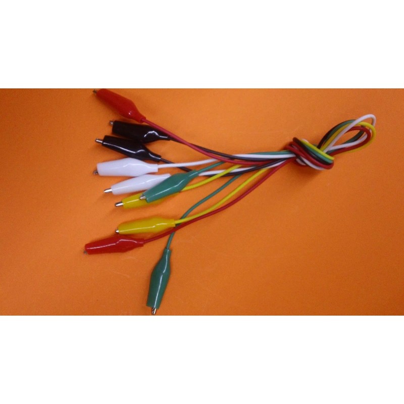 5pcs - 18" DOUBLE end Crocodile Clips Cable Alligator Clips