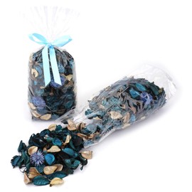 Yesland 3 Pack Potpourri Bag, Ocean Scent Fresh Perfume Sachet of Dried Flower Petals, Perfect Bowl and Vase Decorative Filler for Home & Office, 5oz (Blue)