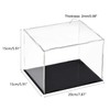 TOP-VIGOR Clear Acrylic Display Case 20x15x15cm Dustproof Protector Countertop Box
