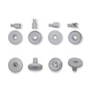 GIANTO Set of 8 Dishwasher Basket Wheels Compatible with Zanussi,