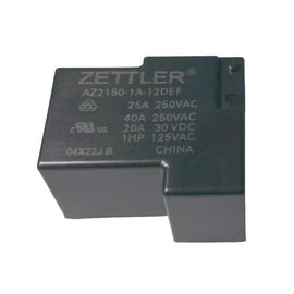 AMERICAN ZETTLER AZ2150-1A-12DEF 12VDC Coil, 40-AMP MINI Power, General Purpose Relay, PCB, SPST