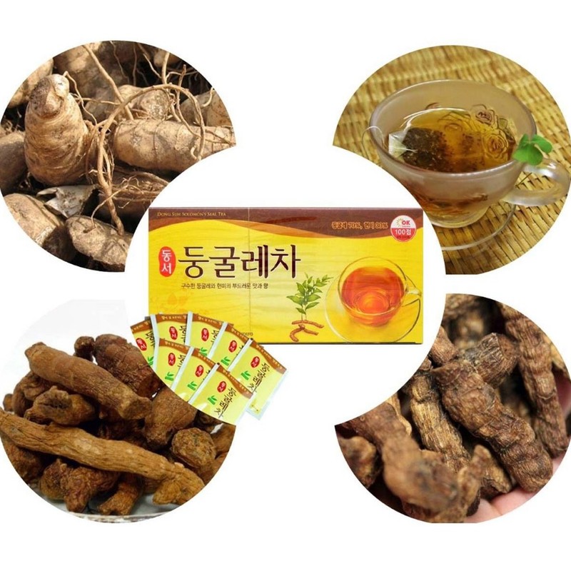 Korea Herb TEA Dongsuh Brown Solomon's Seal Tea bags 100