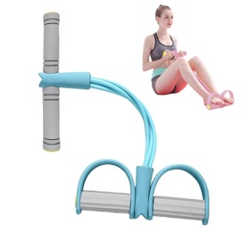 BUPVIOOD Training Tube, Stretch Band, Fitness, Training Chew, Rubber Tube, For Exercise, High Elasticity, Anti-Slip, Muscle Training, Diet Goods, Fitness Band, Blue