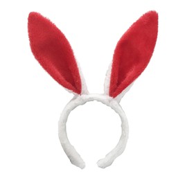 Cicogna Bunny Ears Headband, Rabbit Ears, Colorful Bunny Girl Cosplay Costume, Choose from 8 Colors, Costume, Halloween, Animal (Red)