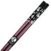 Chopsticks 【Dishwasher Silver Sakura (Purple)】 with Design Kiri Box and