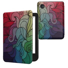 kwmobile Case Compatible with Kobo Clara BW/Colour Case - eReader Cover - Multicolor Dark Pink/Blue/Green
