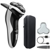 Waterproof Men’s Electric Shaver with Travel Case, Powerful & Quiet,
