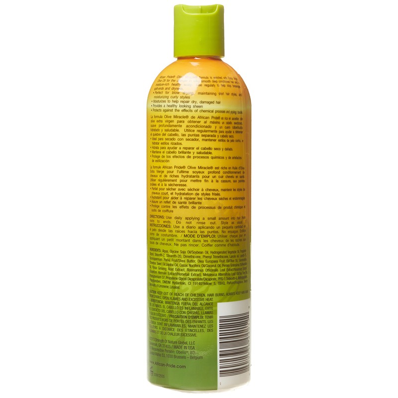 African Pride Olive Miracle Anti-Breakage Maximum Strengthening Moisturizer Lotion 355