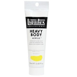 Liquitex Professional Heavy Body Acrylic Paint 2-Ounce Tube, Cadmium Yellow Light