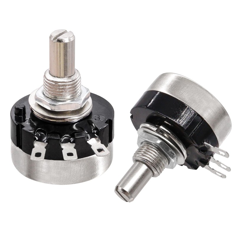 Taiss 2pcs RV24YN20S 5K Potentiometer Single Turn Carbon Film Rotary
