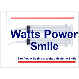 Watts - 2 Large Syringe Oral Irrigators with Tapered Deep Reach Tips for Crowns, Bridges, Oral Pockets and More - 12ml