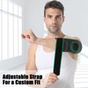 NuCamper Ellenbogenbandage mit Riemen Herren Damen, Tennisarm, Golferarm, Kompressionsbandage, Rutschfeste,