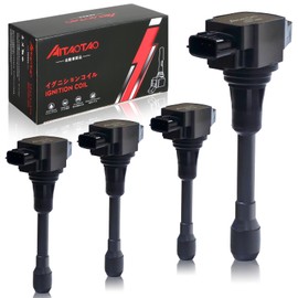 AITAOTAO Car Ignition Coil for Nissan 22448-JA00C 22448-ED000 22448-1KT0A Serena C25 CC25 X-Trail T31 TNT31 Elgrand TE52 TNE52 Cube YZ11 NZ12 z12 du Alice J10 NJ10 KJ10 Notebook E11 NE11 ZE11 E12 NE12