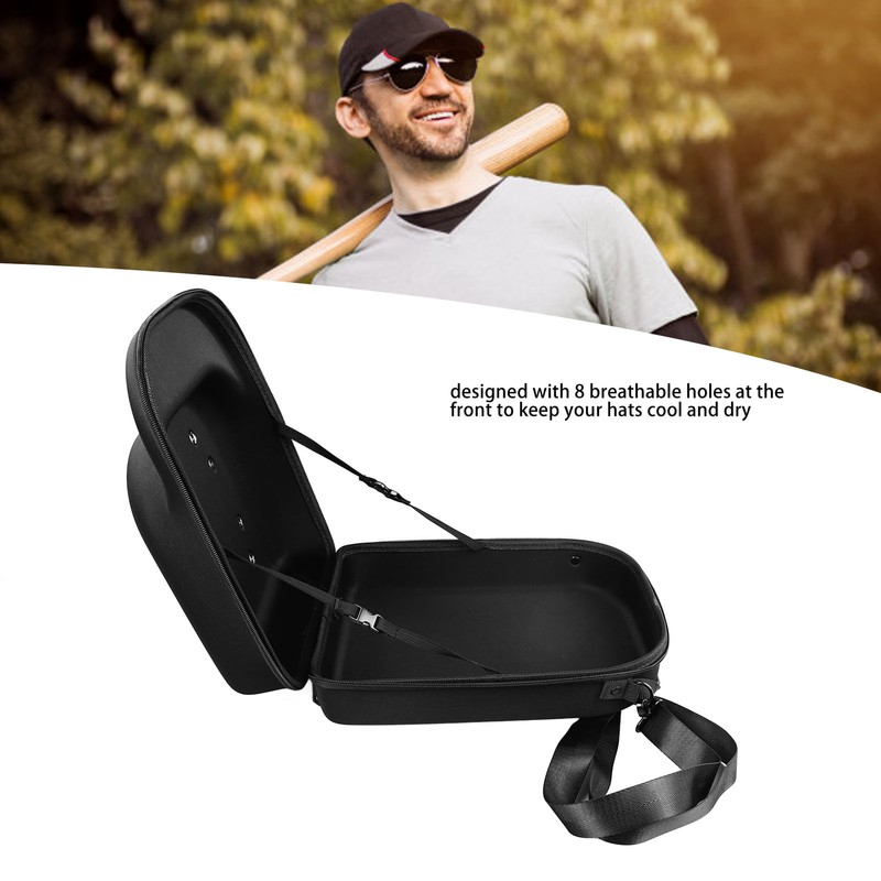 Hat Travel Case Hard EVA Light Durable Breathable Holes Water