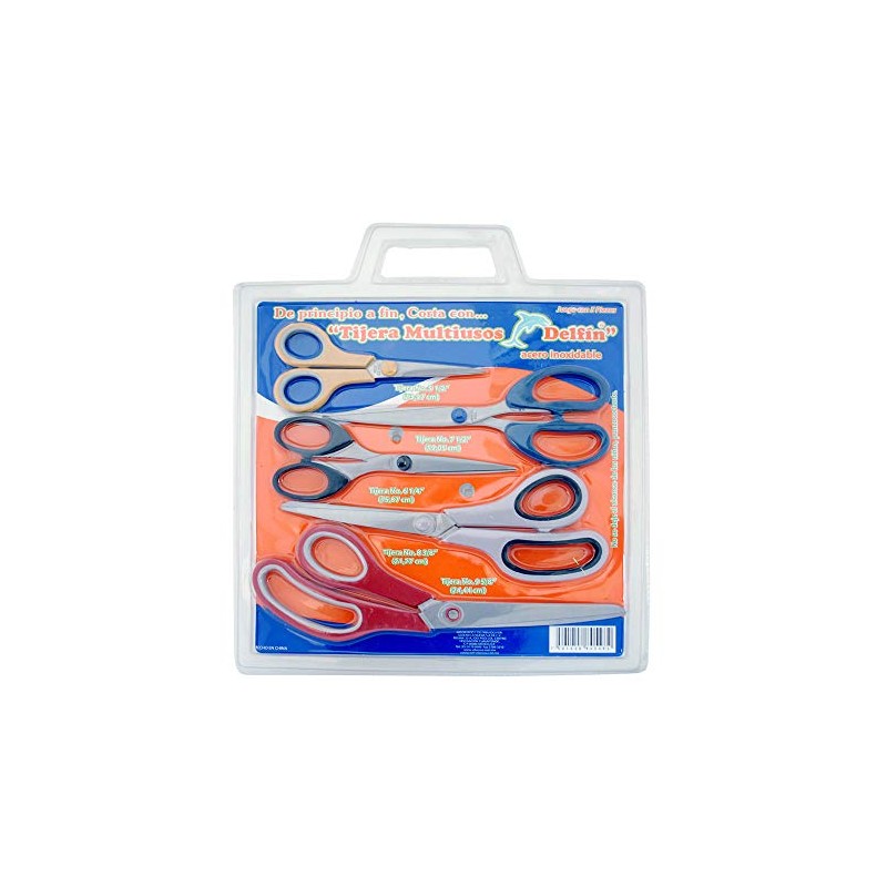 Selanusa Tijera Multiusos Juego con 5 Pzs.