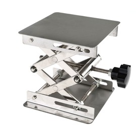 Micro Trader 100Pcs 100mm Stainless Steel Lab Stand Table Scissor Lift Laboratory