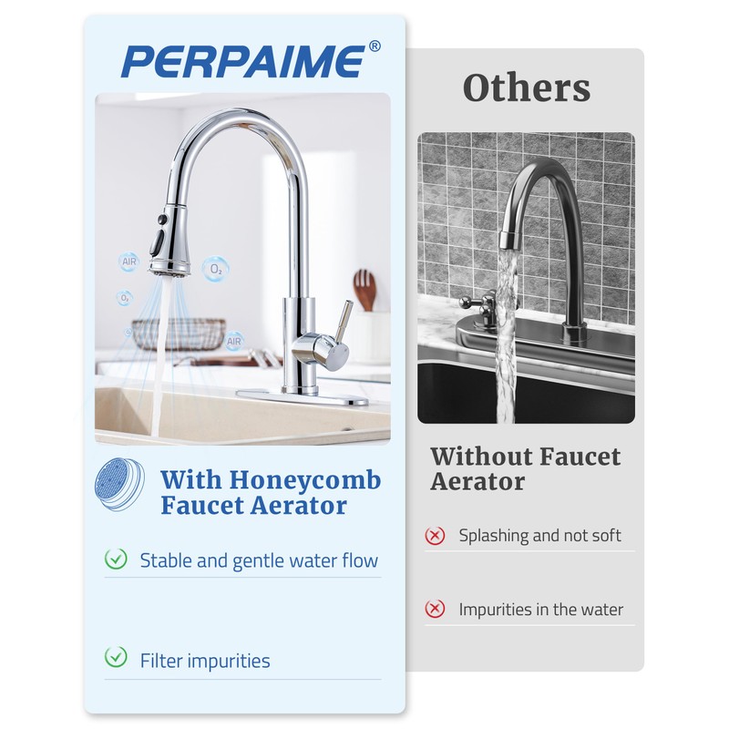 Kitchen Faucet Spray Head Replacement - Pull Down Faucet Sprayer