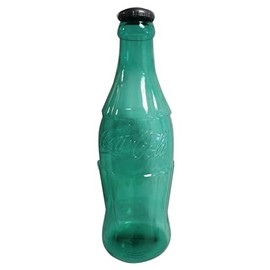 Coca-Cola 21" Neon Teal Bottle Bank