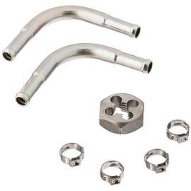 S.U.R. and R Auto Parts SRR3890 90 Degree Elbow, 3/8", Silver