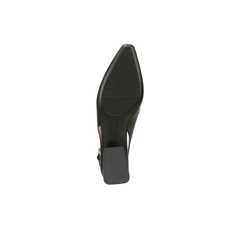 Naturalizer Naturalizer Womens Ginger Snip Toe Slingbacks Black 8.5 W