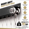 2 Rails 40" Picture Rail Hanging System with Roller Slider
