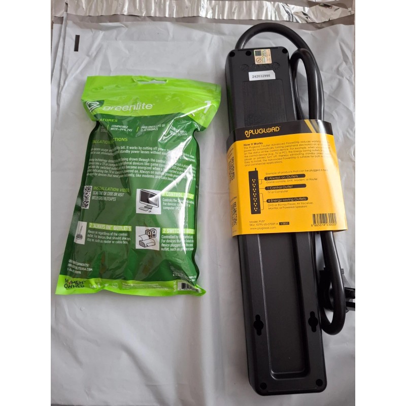 greenlite LOT OF Surge Protector 5 outlet + Energy Saving