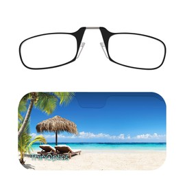 ThinOptics Universal Pod Case + Rectangular Reading Glasses, Tropical Holiday, 44mm + 1.5