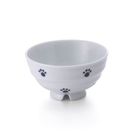 Nishinihon Pottery Dishes, Drainer, Rice Bowl, Cute, Cat, Arita-yaki, Footed Cat Drainer, Rice Bowl (Black, 1 Piece), Approx. Diameter 4.5 x Height 2.3 inches (11.5 x 6.0 cm)