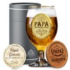 CROWNLY CRYSTAL® Regalo Papà Tazze Personalizzate Bicchieri Birra Particolari Idee