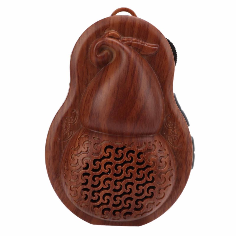Buddha Player Mini Portable Wood Color Hanging Neck Music Buddhist