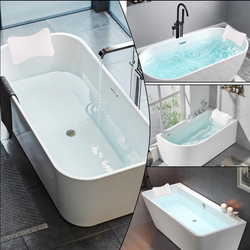 VMUTGA Bath Pillow, Ergonomic Pillow for the Bathroom, Bath Pillow