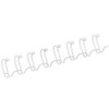 Fellowes 6mm Wire Binding Combs, 100 Pack - White