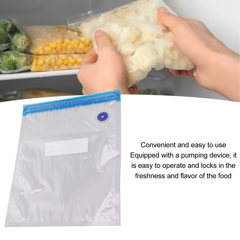 10pcs Vacuum Sealer Bags Multipurpose Food Vacuum Compression Bags for