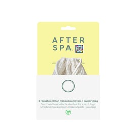 Reusable Cotton Make Up Removers + Laundry Bag, 6 Piece Set, AfterSpa