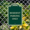 Sigo Signs - Resident Parking Only Décor Sign, (SI-73459) Green