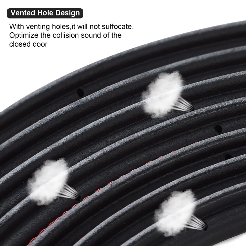 Car Door Seal Strip 32.8Ft Automotive Weather Stripping Double Layer