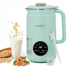 Nut Milk Maker,40oz Large Capacity Stainless Steel Automatic Soy Milk Machine for Homemade,Oat,Plant-Based Milk and Non-Dairy Beverages Almond Cow Milk Machine with Delay Start,Self Cleaning (Green)