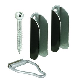 Prime-Line Products PL 8132 2 Hangers & 1 Latch Mill, 5/16", Bronze