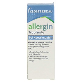 Klosterfrau Allergin Drops | 30 ml | Homeopathic Remedy | Use for Hay Fever Symptoms | for Watery & Itchy Eyes, Runny Nose, Sneezing or Irritation of the Respiratory Tract