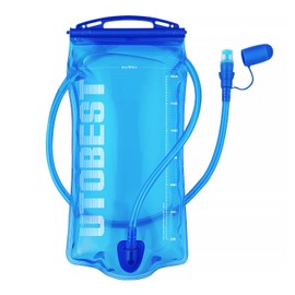 UTOBEST Hydration Bladder Water Reservoir Large Opening Water Storage Bladder Bag 1Liter 1.5 Liter 2 Liter 3 Liter for Bicycling Running Hiking Camping Backpack (2L)