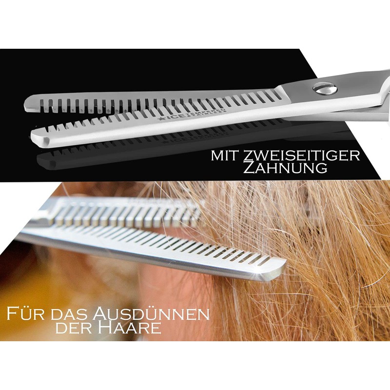Effilierschere Haarschere 6 Zoll 16,5 cm aus rostfreiem Edelstahl