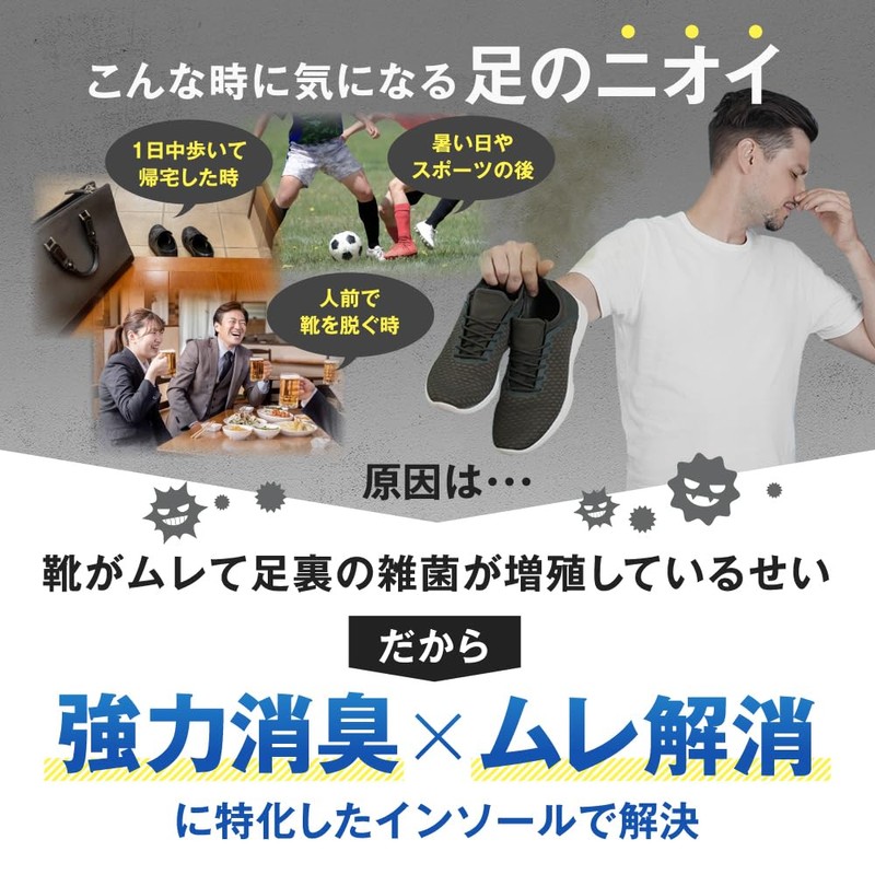 Actika Foot Odor, Put it on the Soles of Your