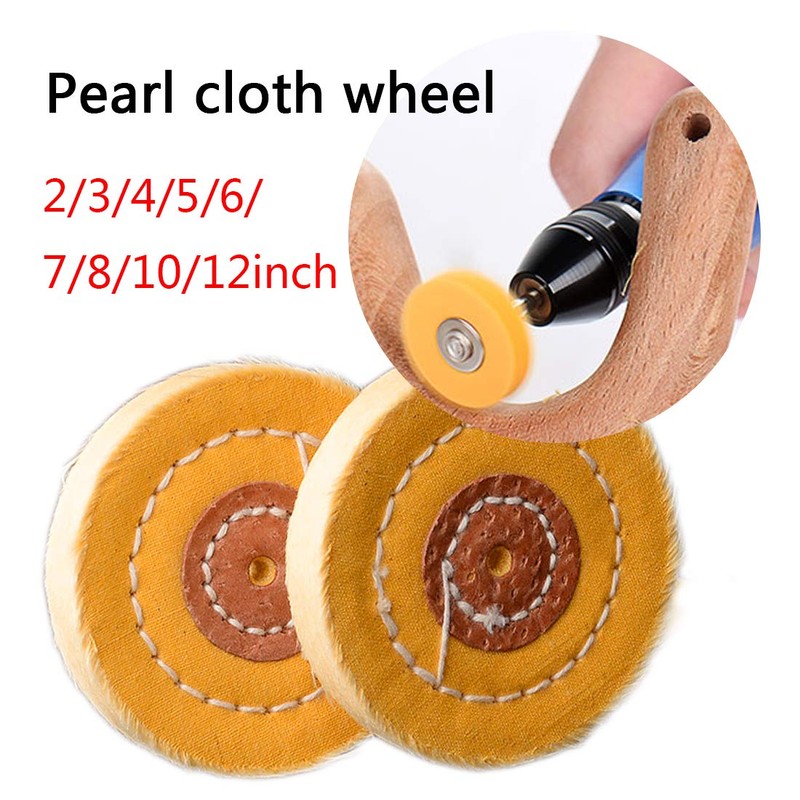 Yellow 4 Inch 100 mm Small Hole Spiral Quilted Cotton