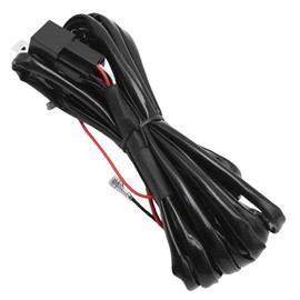 CADUFUELLY 2 Leads 12V 20AWG Switch Relay Wire Harness Kit, Wiring Harness Kit for Offroad LED Pods Lamps Fog Lamps