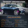 POPMOTORZ Front Rear Fender LED Side Marker Lights Compatible With
