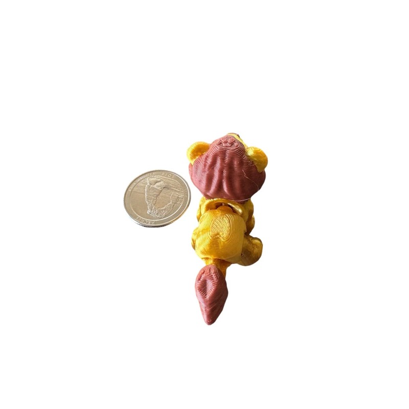 Articulated Tiny Lion (3D FIDGET TOY)