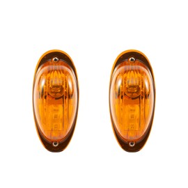 EVERESTHD 2PCS Turn Signal Light Cab Side Marker Lamp Parking Lights Fit for International Prostar, Durastar 2008-2014 Bulb & LED