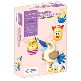 Chalk and Chuckles Mental Tracking Game - Laughing Kookaburra | Great Fun for Children's Education & Kids Play Time for 1 to 4 players Ages 6, 7, 8, 9